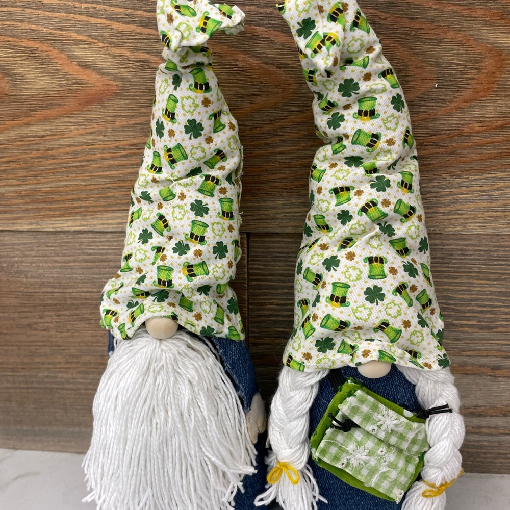 Lucky Shamrock Gnome Decor
